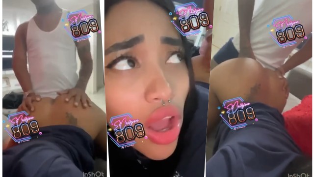 Erika Sofoke cantando con Pakitin Ozuna
