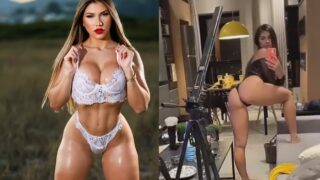 Alexiadhen aparece sin ropa y enseñando las tetas en el reflejo del espejo