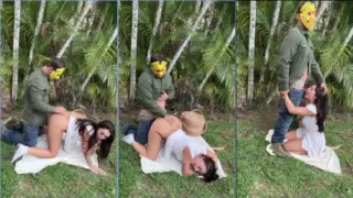 Se filtra un vídeo íntimo de Emily Rinaudo en un picnic