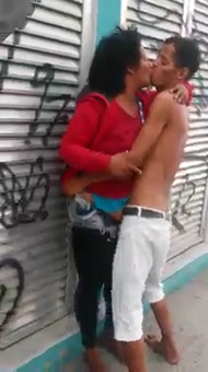 Deseo de perros en la calle