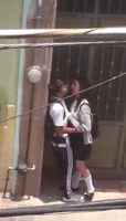 Estudiantes que buscan a la luz del día